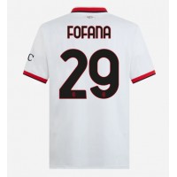 AC Milan Youssouf Fofana #29 Fotballklær Bortedrakt 2024-25 Kortermet